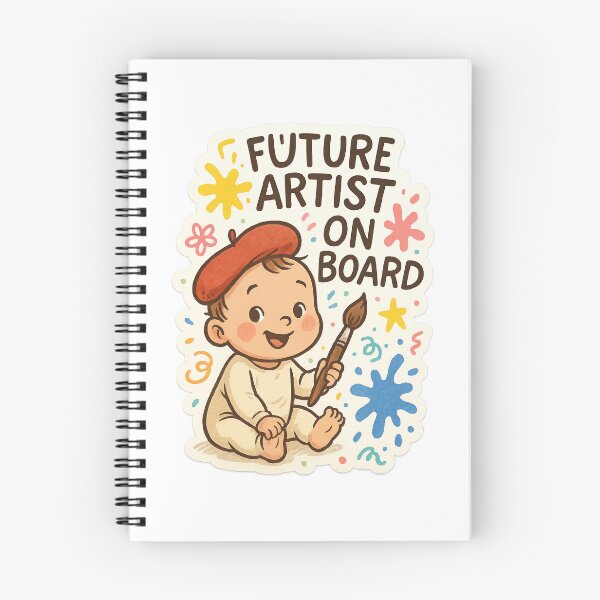 Item preview, Creative Baby On Board Artist Art designed and sold by Trendy Sticker & Merch Collection - Express Yourself.