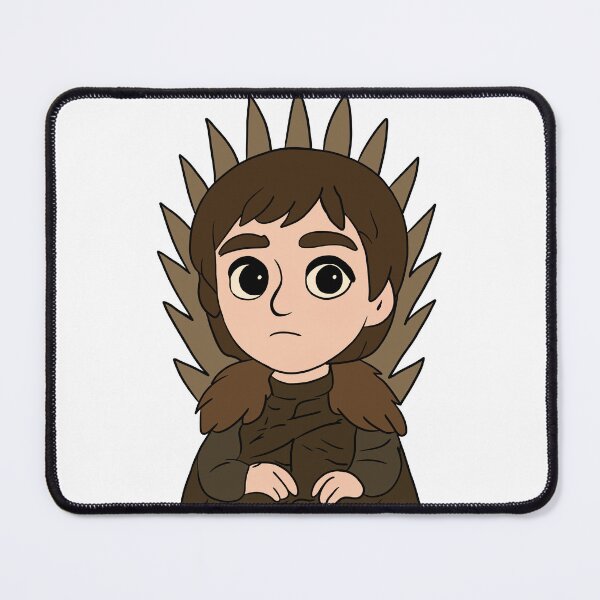 Item preview, Bran Stark Sticker – The Calm King designed and sold by ArtLelukh.