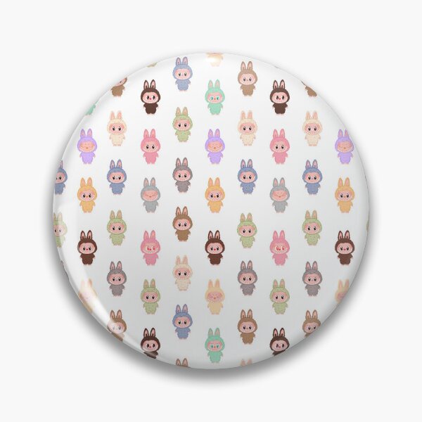 Item preview, Labubu pattern white background designed and sold by Diyanggostyle.