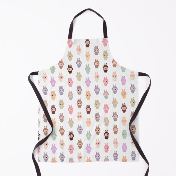 Item preview, Labubu pattern white background designed and sold by Diyanggostyle.