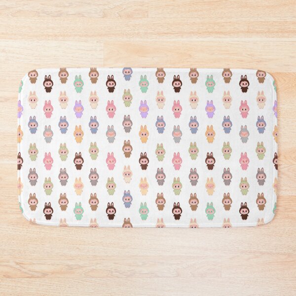 Item preview, Labubu pattern white background designed and sold by Diyanggostyle.