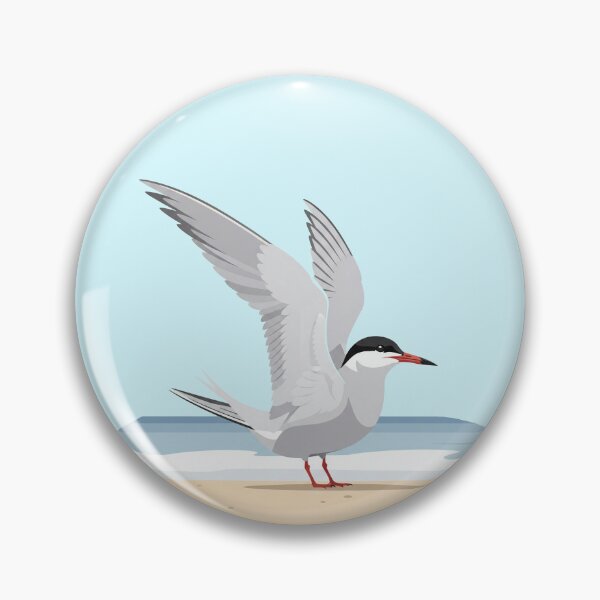 Item preview, The Common Tern - Minimalist Seabird Art designed and sold by TheArtEngineer.