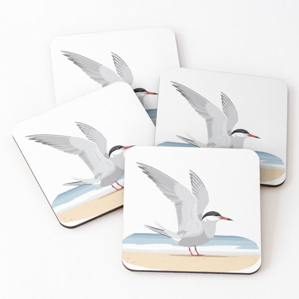 Item preview, The Common Tern - Minimalist Seabird Art designed and sold by TheArtEngineer.