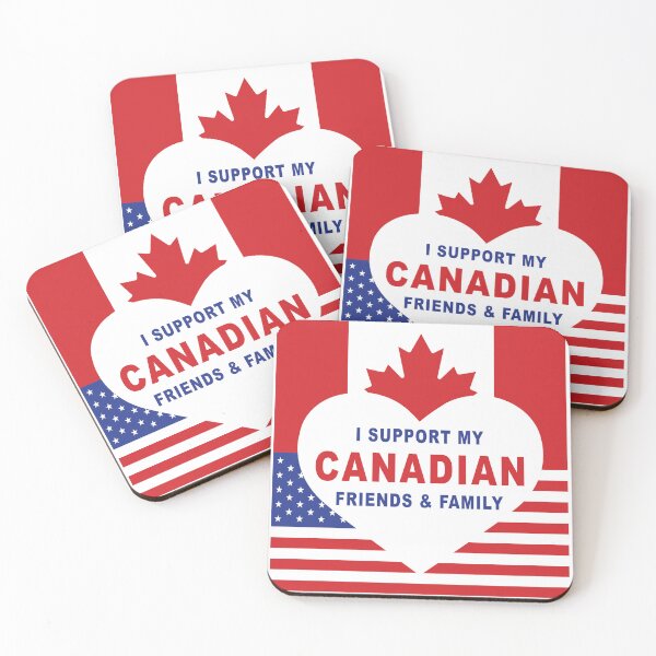 Item preview, I Support My Canadian Friends & Family designed and sold by TaraGbear.