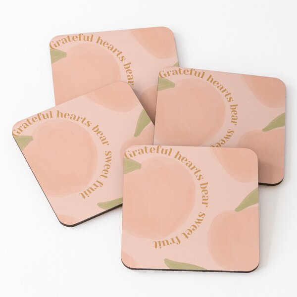 Item preview, Grateful Hearts Bear Sweet Fruit ? Islamic-Inspired Peach Design designed and sold by MiskAndMoon.