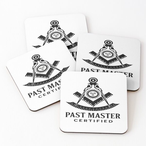 Item preview, Black and White Past Master Certified designed and sold by HiramsDesigns.