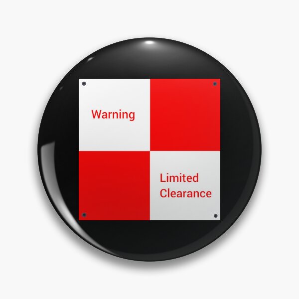 Item preview, British rail warning sign designed and sold by TrainFanatic.