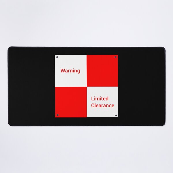 Item preview, British rail warning sign designed and sold by TrainFanatic.