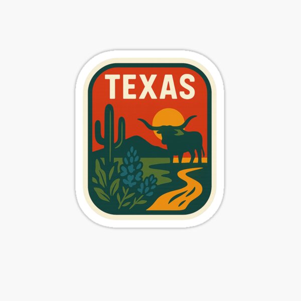 Item preview, Retro Texas designed and sold by WanderlustCreations.