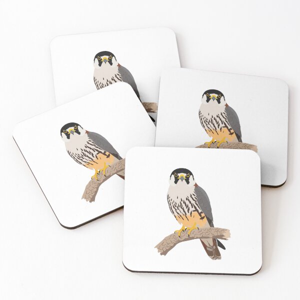 Item preview, The Eurasian Hobby - Minimalist Falcon Art designed and sold by TheArtEngineer.