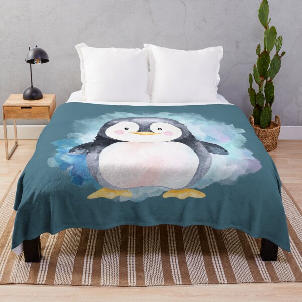 Item preview, Adorable Penguin Watercolor Art - Cute Animal Design designed and sold by Fadastic.