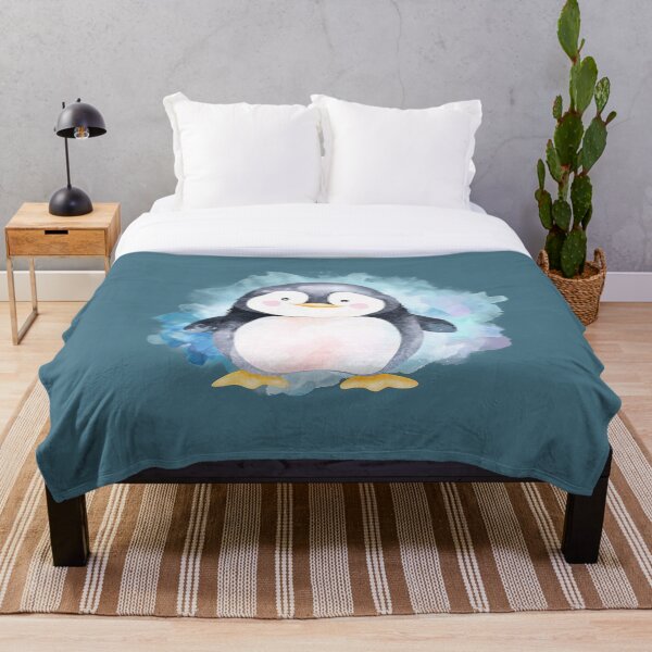 Item preview, Adorable Penguin Watercolor Art - Cute Animal Design designed and sold by Fadastic.