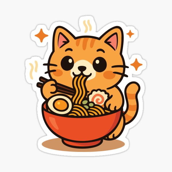 Item preview, Neko ramen designed and sold by CollageLab.
