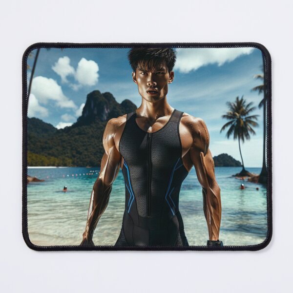 Item preview, Tropical Tri Ready – Race Day Island Vibes Sticker designed and sold by Triathlongram.