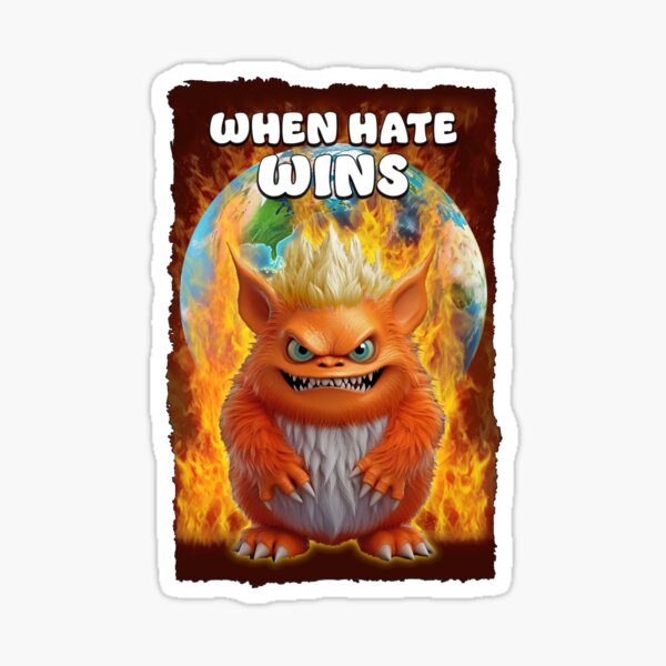 Item preview, When Hate Wins designed and sold by Karen Wood.