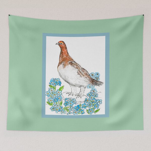 Item preview, Alaska - state bird and flower designed and sold by Annie Mason Art.