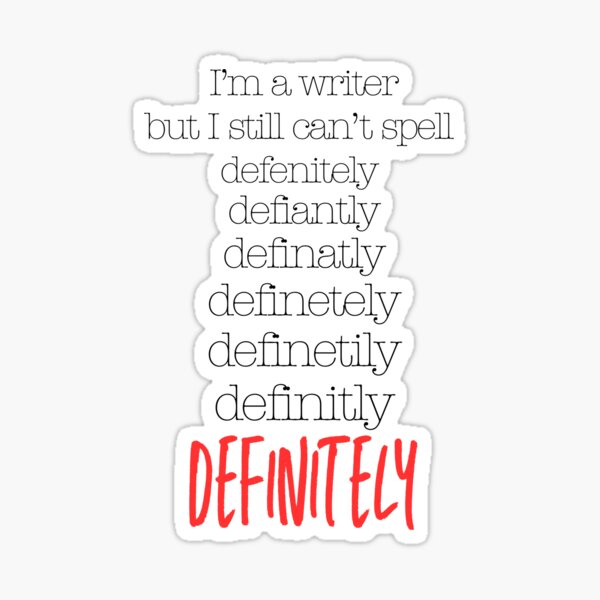 Item preview, I'm a Writer but I Can't Spell designed and sold by Fandom Riders.