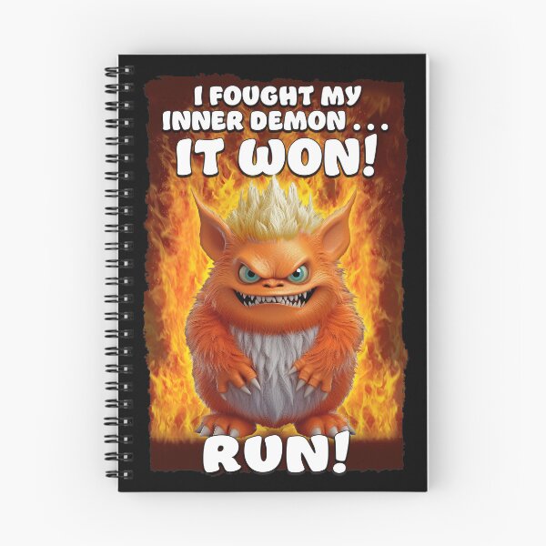 Item preview, I Fought My Inner Demon ... Run designed and sold by Karen Wood.