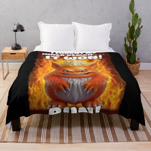 Item preview, I Fought My Inner Demon ... Run designed and sold by Karen Wood.