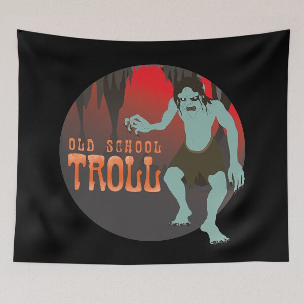 Item preview, OLD SCHOOL TROLL red designed and sold by FantasyLegacy.