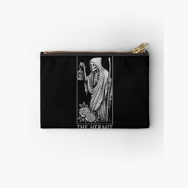 Item preview, The Hermit - Major Arcana - Skeleton Tarot Cards designed and sold by Boriken Brujas.