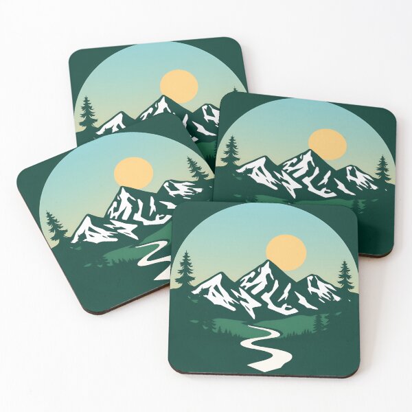 Item preview, Landscape Mountain Badge designed and sold by CM7Designs.