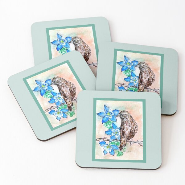 Item preview, Colorado - state bird and flower designed and sold by Annie Mason Art.