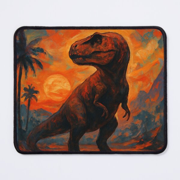 Item preview, T-Rex Twilight Prehistoric Abstract designed and sold by JonelleTshirts.