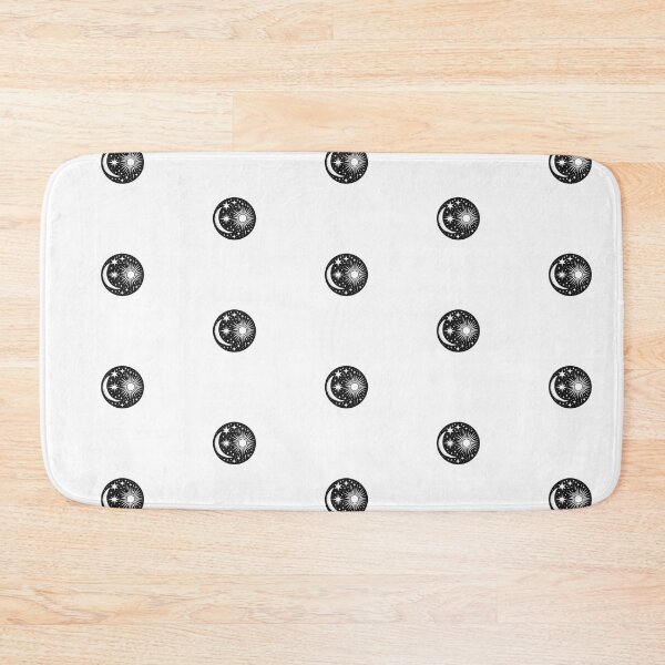 Item preview, Black Celestial Moon & Stars designed and sold by My Pitbull Place.