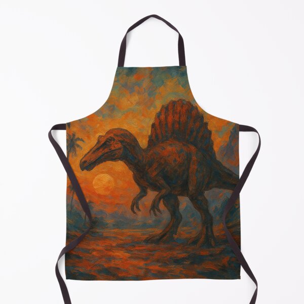 Item preview, Spinosaurus Prehistoric Sunset Abstract designed and sold by JonelleTshirts.