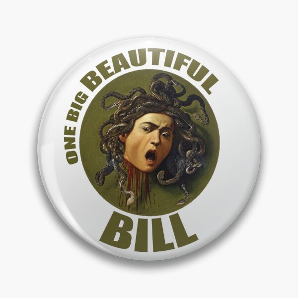 Item preview, One Big Beautiful Bill – Medusa Political Meme Art Shirt designed and sold by Seethingsenterprise.