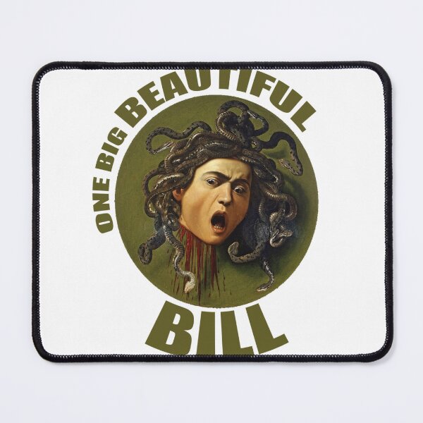 Item preview, One Big Beautiful Bill – Medusa Political Meme Art Shirt designed and sold by Seethingsenterprise.