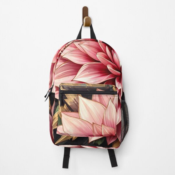 Artikelvorschau, Luxuriöser rosa Lotus mit geometrischen und metallischen Akzenten entworfen und verkauft von semenol.