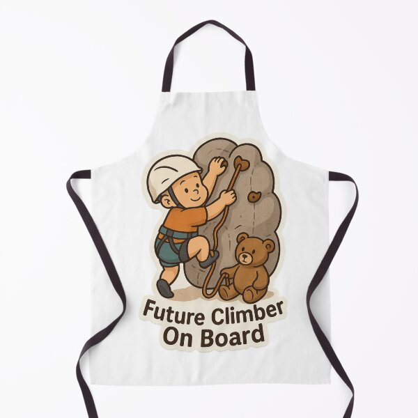 Item preview, Future Climber On Board Baby Sticker designed and sold by Trendy Sticker & Merch Collection - Express Yourself.