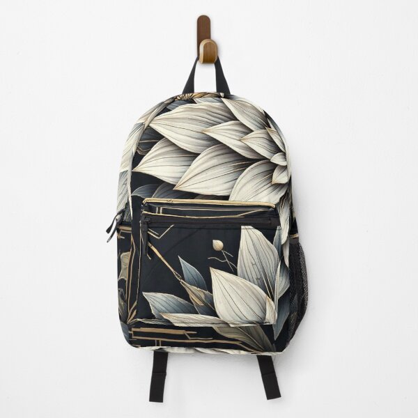 Item preview, Elegant Off-White Lotus with Gold Geometric Framing designed and sold by semenol.