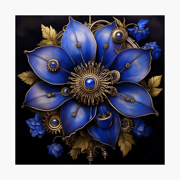 Item preview, Blue bonnet steampunk style designed and sold by Robert Lucio.