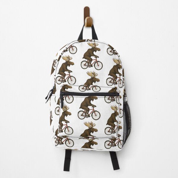 Item preview, Moose Riding Bicycle designed and sold by VelvetRoom.