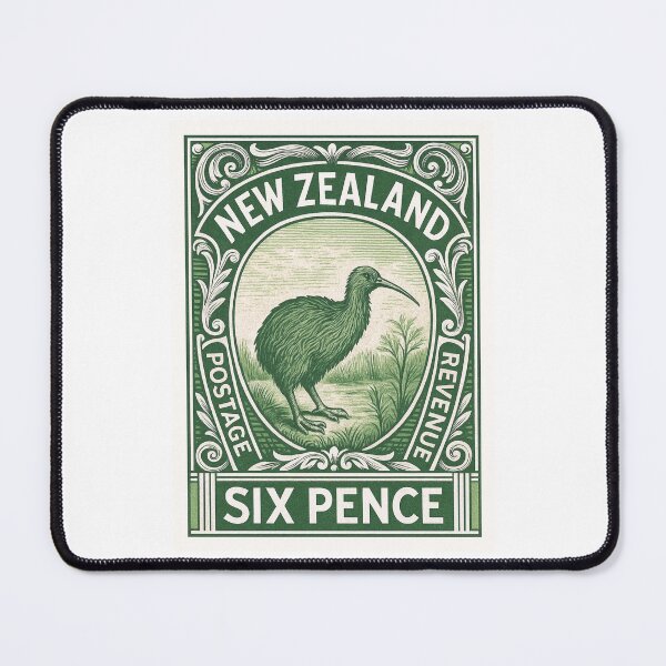 Item preview, New Zealand Kiwi Stamp Poster designed and sold by retrographics.