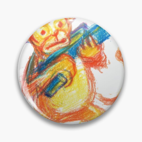 Item preview, Colorful Crayon Monkey with a Toy Blaster designed and sold by pastel.moonwave.