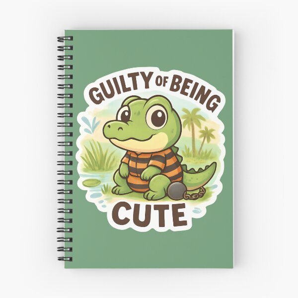 Item preview, Guilty of being cute alligator designed and sold by seahorse crossing.
