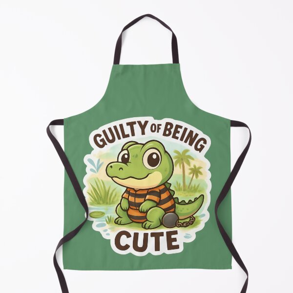 Item preview, Guilty of being cute alligator designed and sold by seahorse crossing.