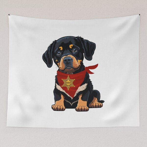 Item preview, Sheriff Rottweiler puppy designed and sold by BritishDelights.