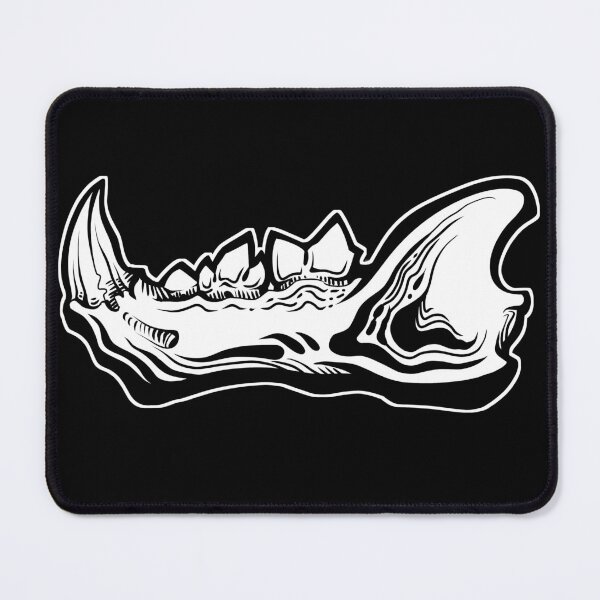 Item preview, Tiger Jawbone (Black Lines) designed and sold by PaleoPanthera.