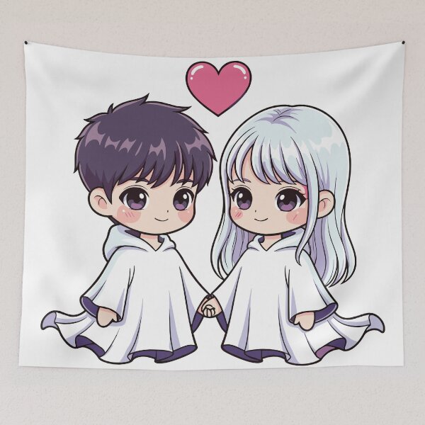 Item preview, K-Cute “Ghost & Ghoulfriend” Couples Halloween designed and sold by bycaiotti.