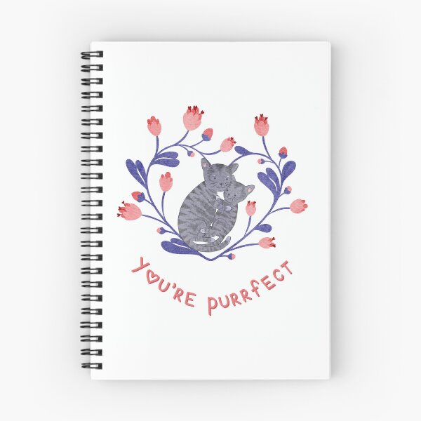 Item preview, Pastel Floral Heart with Mother and Kitten cuddling designed and sold by bataljart.