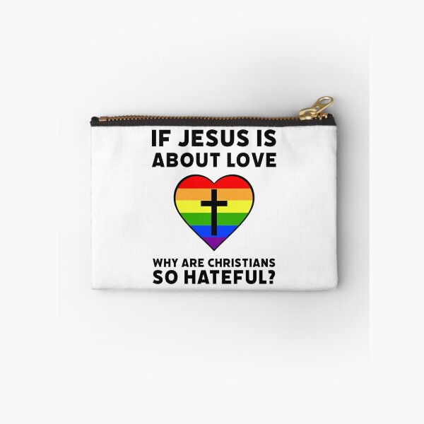 Item preview, If Jesus is about love why are Christians so hateful?  designed and sold by Rachel the Artist .