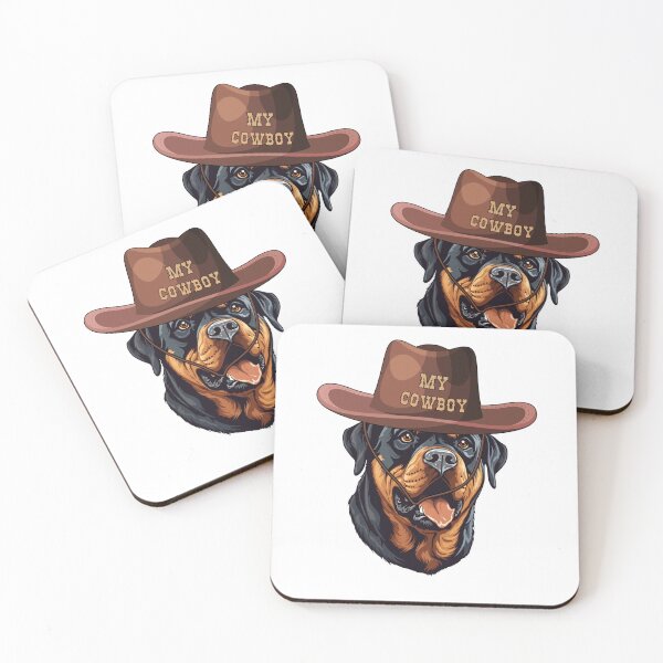 Item preview, Cowboy Rottweiler  designed and sold by BritishDelights.