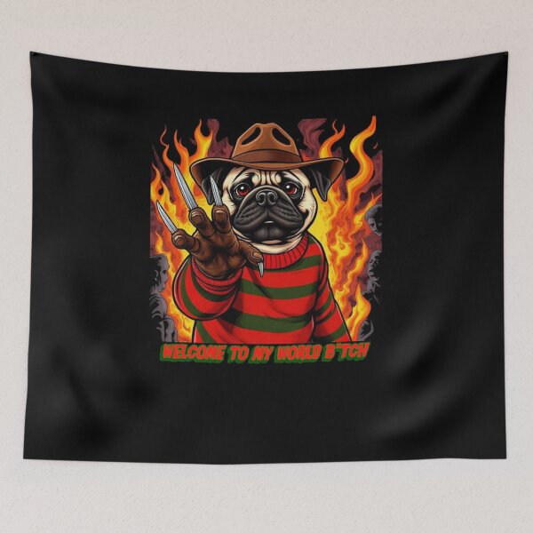 Item preview, Puggy Krueger Welcome to my world b*tch designed and sold by Bigfoot T-Shirt Co..