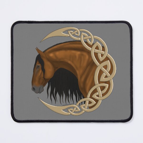 Item preview, Celtic Moon with Bay Horse designed and sold by DappledMoon.