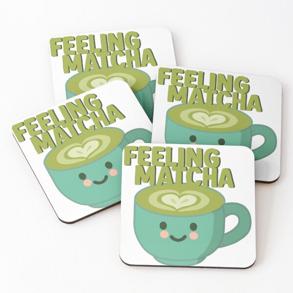Item preview, Feeling Matcha – Cute Matcha Latte Art Illustration designed and sold by CmpsDesigns .